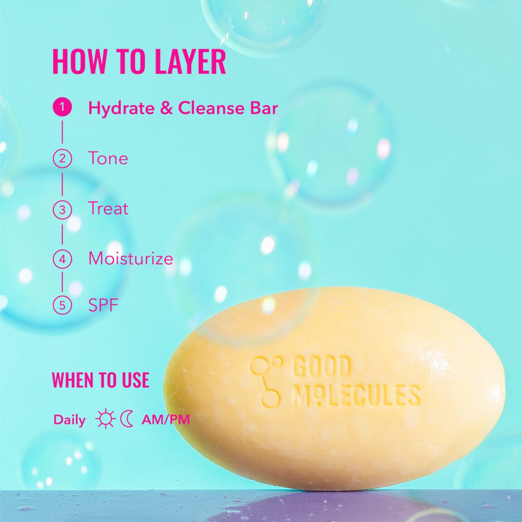 Good Molecules Hydrate & Cleanse Bar 1 Bar alternative view 4.