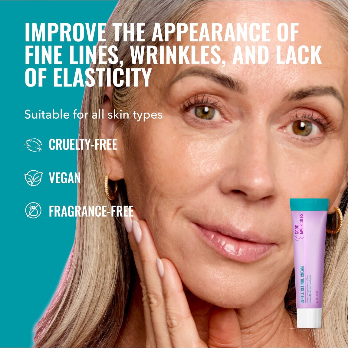 Good Molecules Gentle Retinol Cream 30ml alternative view 2.