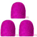 Purple Facial Cleansing Mitt - 3ct