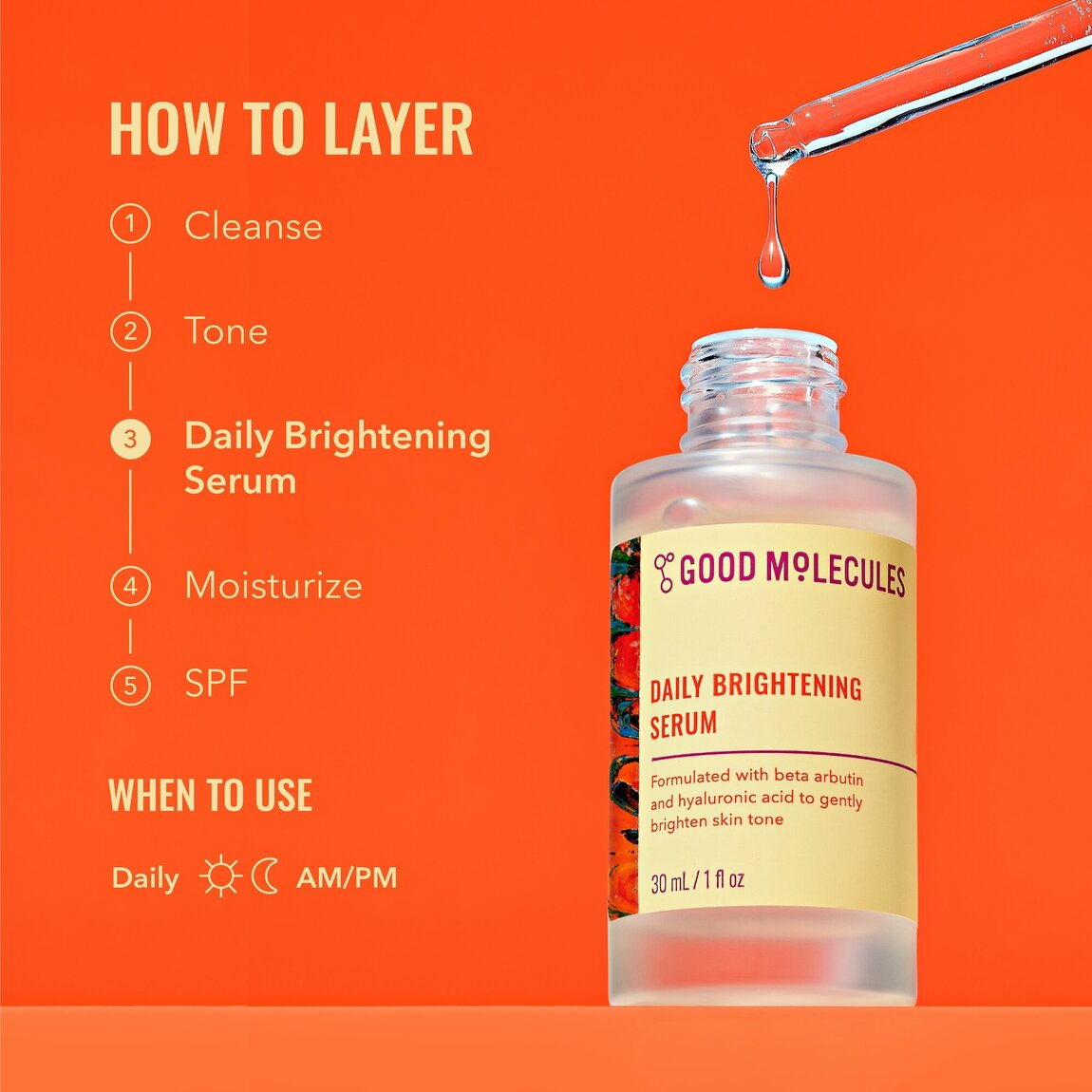 Good Molecules Daily Brightening Serum 30ml alternative view 5.