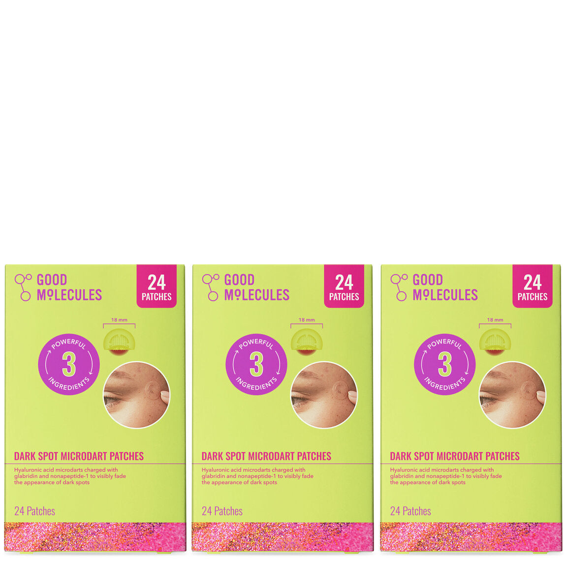 Dark Spot Microdart Patches - 72 Patches (3-Pack)