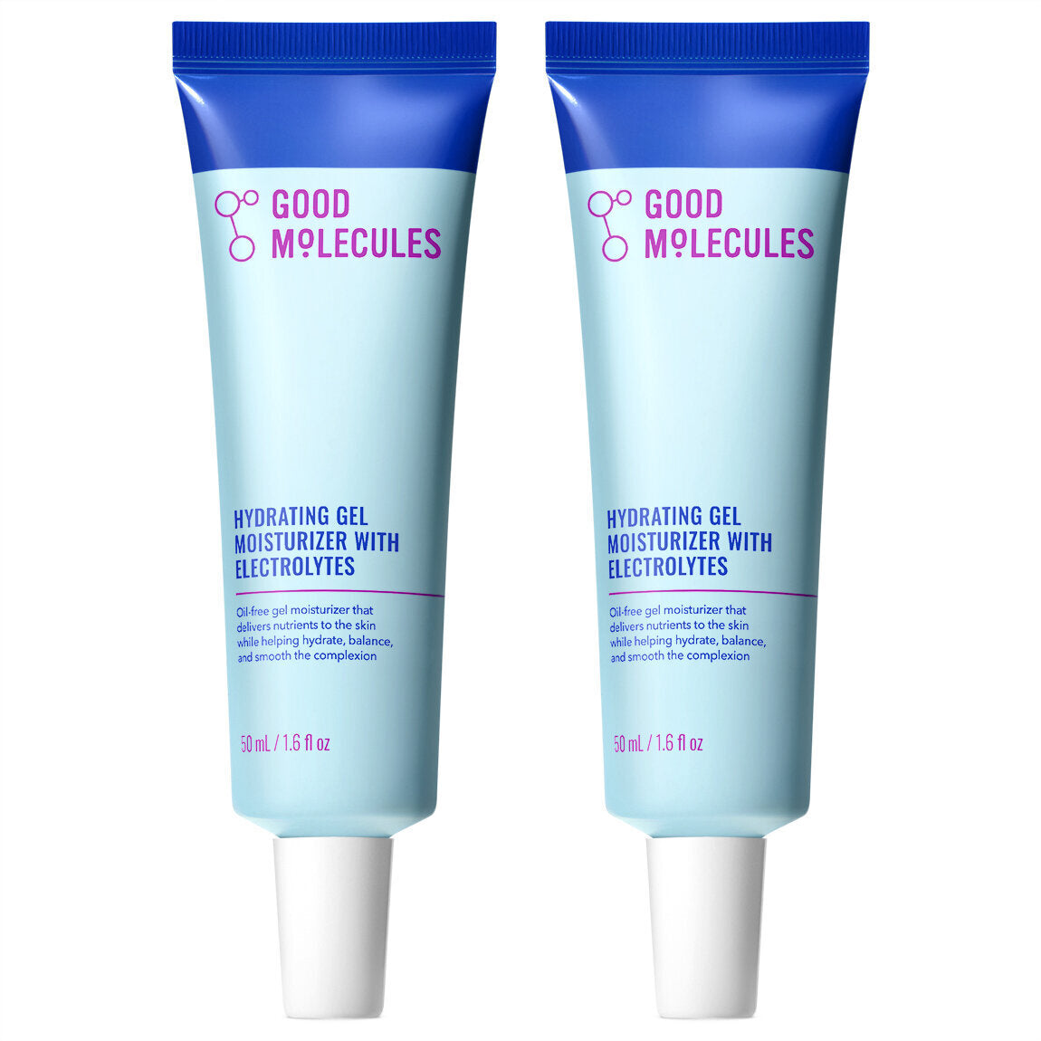 Hydrating Gel Moisturizer with Electrolytes - 50ml (2-Pack)